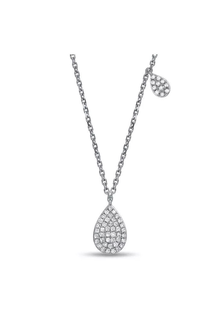 white gold diamond necklace for women on rent