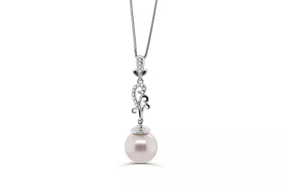 pearl and diamond pendant on rent for women online