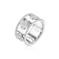 rent white gold alhambra diamond ring