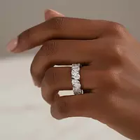 Rent Eternity Band Ring on a hand