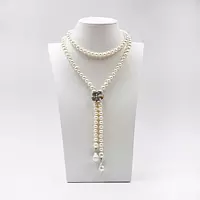 Rent pearl and diamonds necklace
