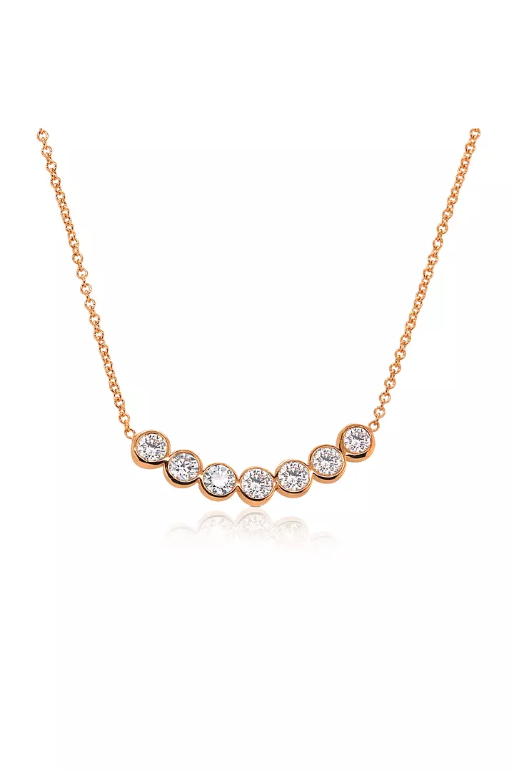 rose gold diamond pendant on rent for women online
