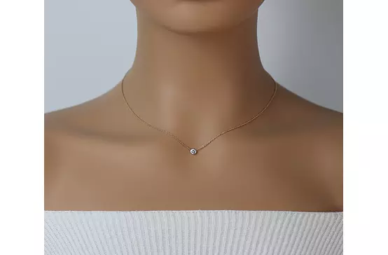 rent diamond gold necklace