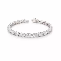 rent pear shaped diamond bracelet
