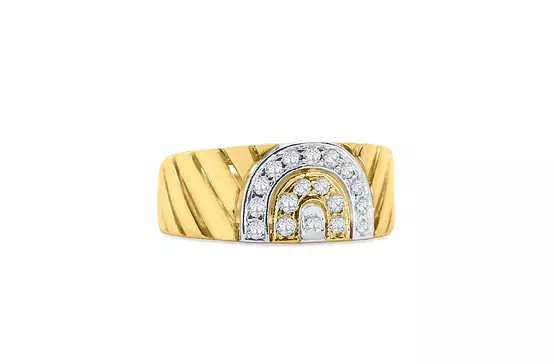 gold and diamond ring for women on rent