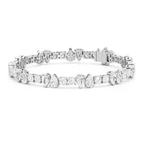 Rent diamond pear and round tennis bracelet for a wedding