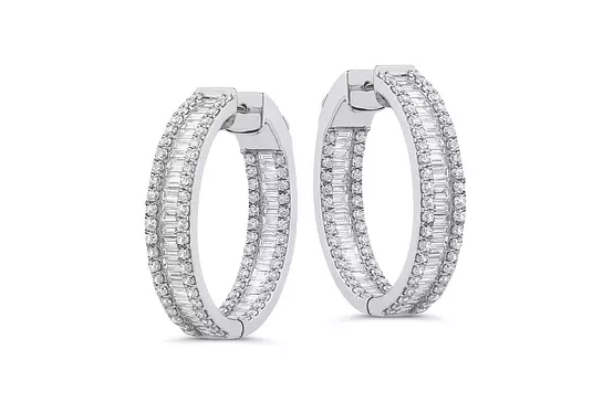 designer diamond earrings for wedding day rentals