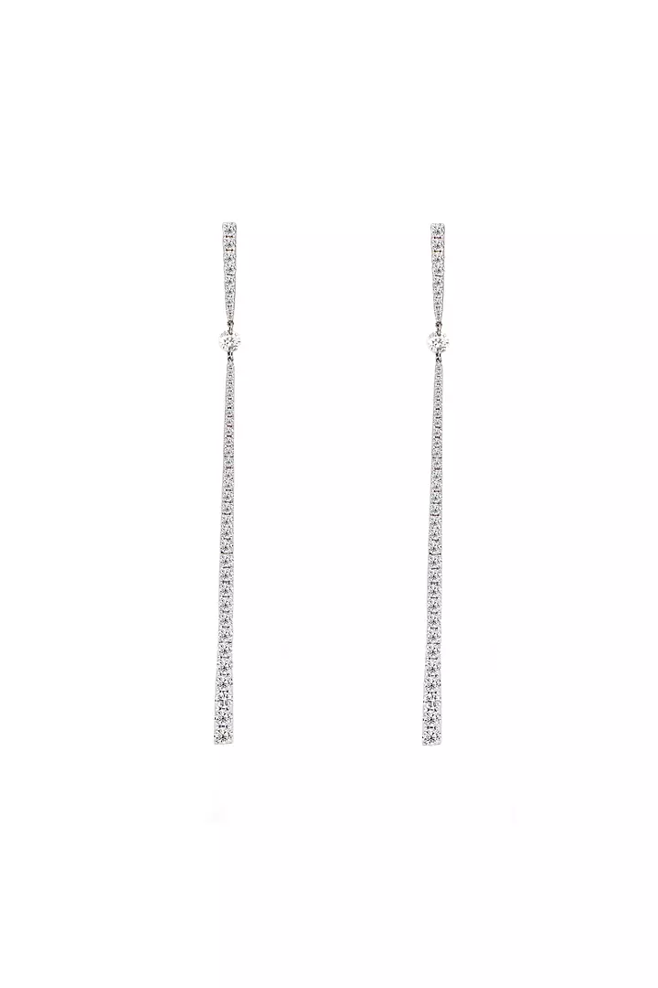 Diamond drop earrings for rent