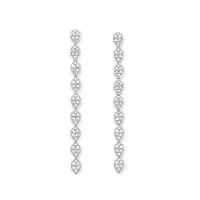 Rent diamond drop earrings for wedding day