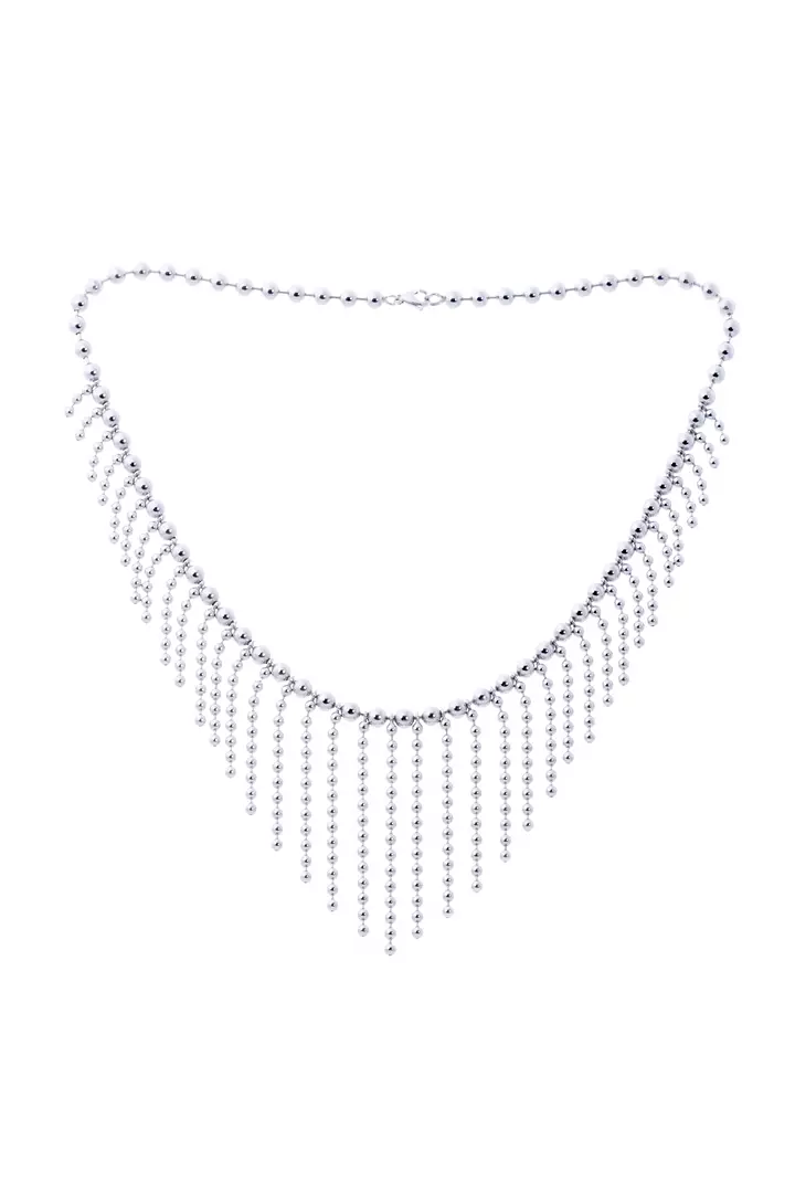 borrow sterling silver diamond necklace for women