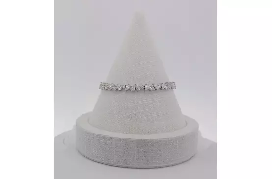 Rent diamond cluster bracelet