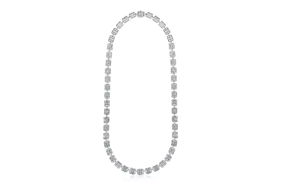 diamond necklace for rent white gold