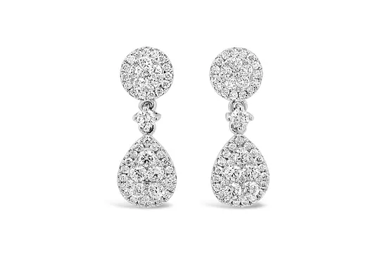 diamond drop earrings for rent