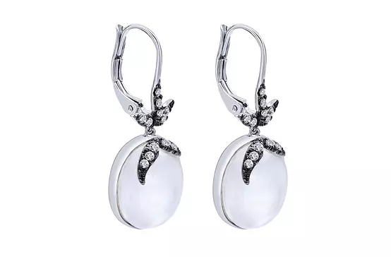 designer earrings on rent for women