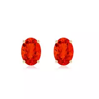 Orange fire opal earrings for rent