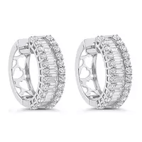 rent diamond hoop earrings for wedding day