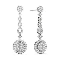 rent diamond drop earrings for weddings
