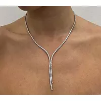 Rent diamond tennis necklace