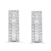 affordable diamond hoop earrings for rent