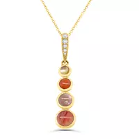 borrow multicolored drop pendant for women online