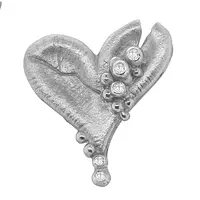 sterling silver diamond earrings on rent for women online 