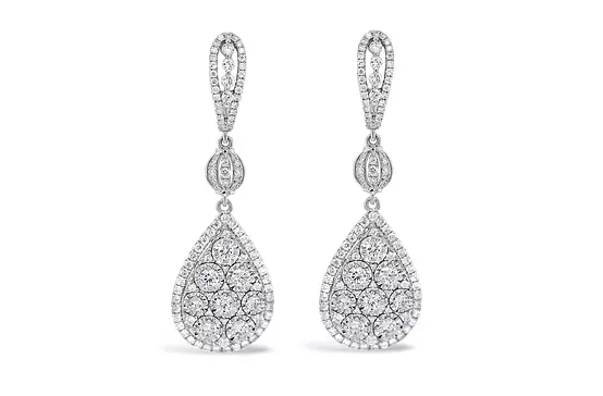 borrow fashion diamond earrings for rent