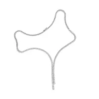 The Eco Diamonds Zipper Necklace.