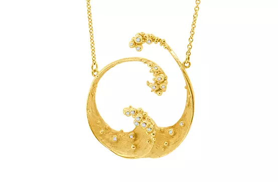 gold fashion necklace on rent for women online