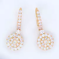 bridal yellow gold diamond jewelry and earrings for rent