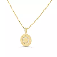 borrow gold coin pendant necklace for women online