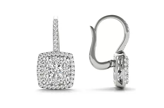 diamond earrings for rent
