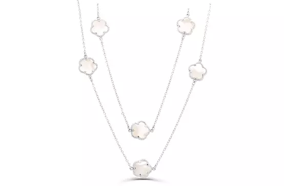 borrow pearl flower necklace for women online