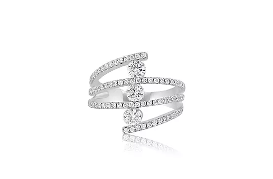 Diamond Cocktail ring for rent