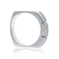 white gold diamond fashion ring for rent