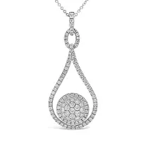 borrow diamond drop necklace for women online