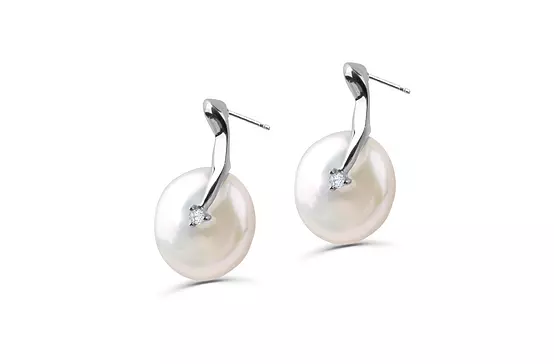 borrow pearl and diamond earrings for women online