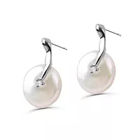 borrow pearl and diamond earrings for women online