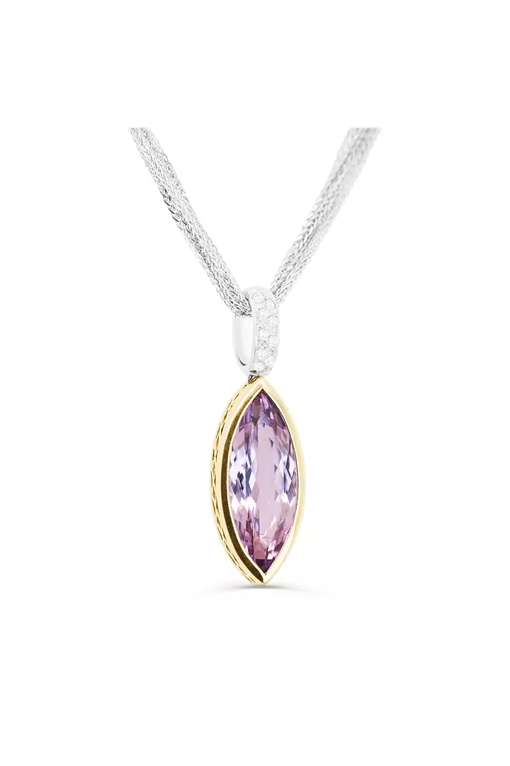 yellow gold and diamond necklace for rent for women