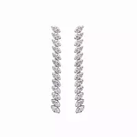 Rent Eco Diamonds Drop Earrings