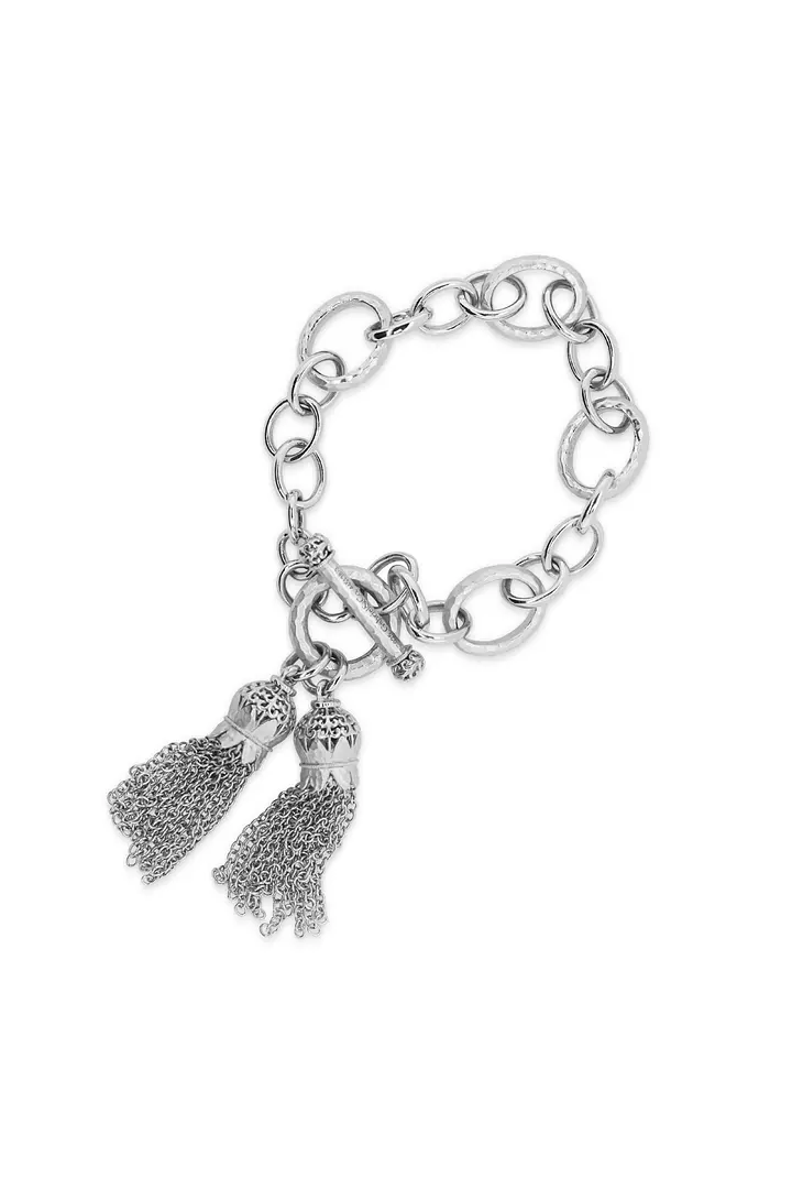 sterling silver charm bracelet on rent for women