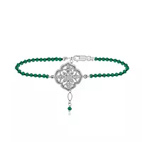rent green onyx diamond bracelet