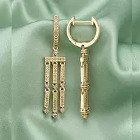 borrow gold cocktail earrings for women online