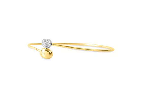 gold bangle bracelet with diamonds for women on rent