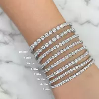 diamond tennis bracelet sizes
