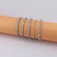 Rent Oval Eco Diamond Tennis Bracelet borrow