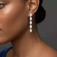 Astoria Diamond Drop Earrings
