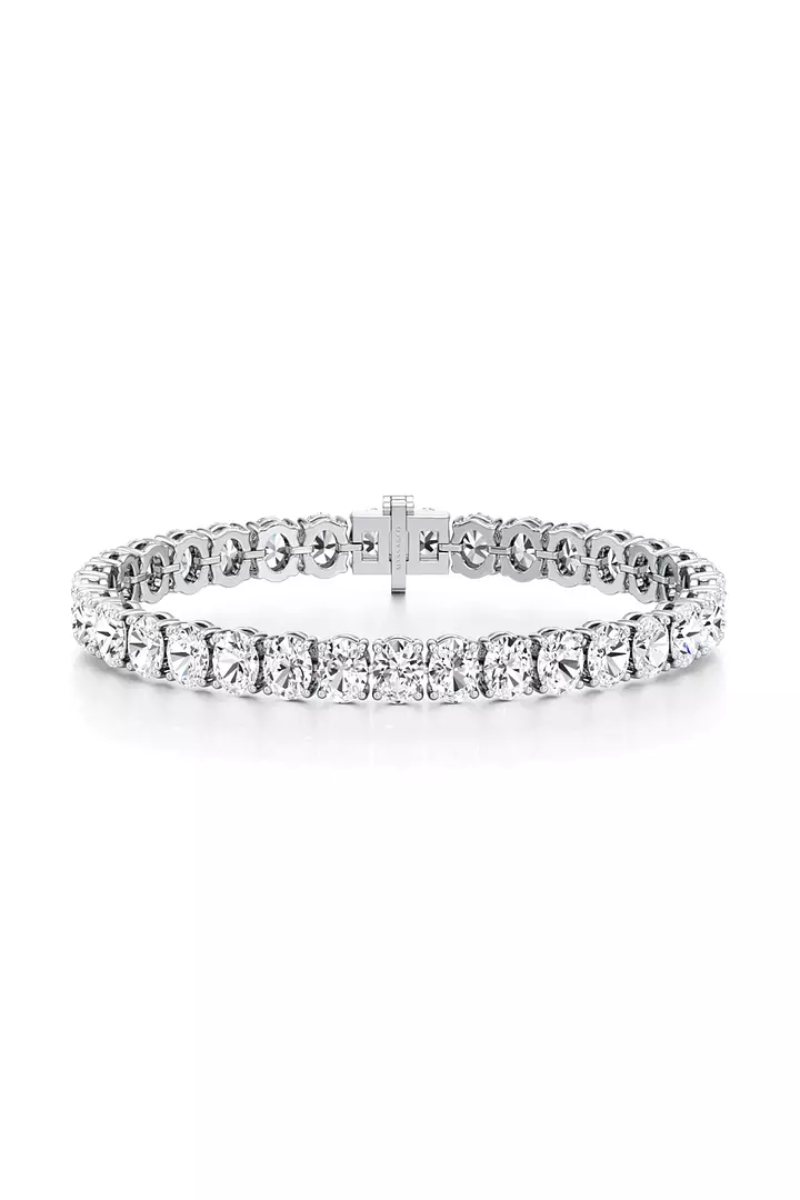 Rent Oval Eco Diamond Tennis Bracelet 