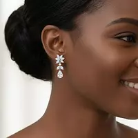 Rent Floral Drop Earrings for wedding