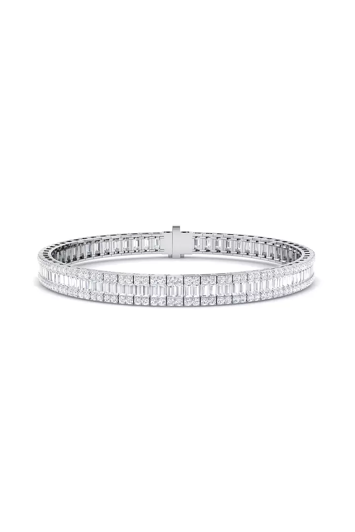 Rent diamond baguette bracelet