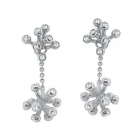 sterling silver and diamond earrings on rent for women